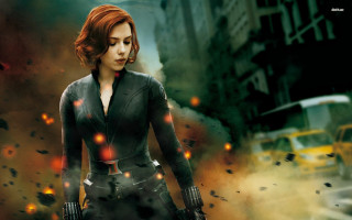 Woman black suit gun city 2 - a black suit holding free wallpaper