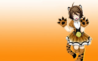 Cartoon character tiger costume tennis - a tennis ball free wallpaper for desktop
