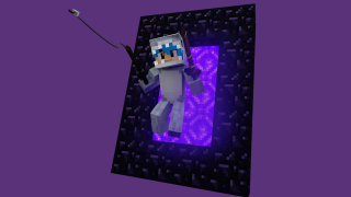 Minecraft character purple wall purple - a purple wall free wallpaper