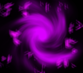 Purple swirl black background white 2 - dom qwek free wallpaper for tablet
