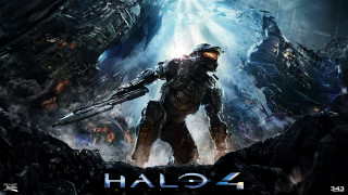 Halo poster giant robot sword - a giant robot free wallpaper