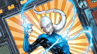 Blue suit white mask cobra - a comic character free wallpaper