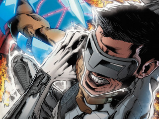 Man mask fireball cyborg comic - cyborg free wallpaper