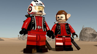 Lego star wars red uniforms - detailed face free wallpaper