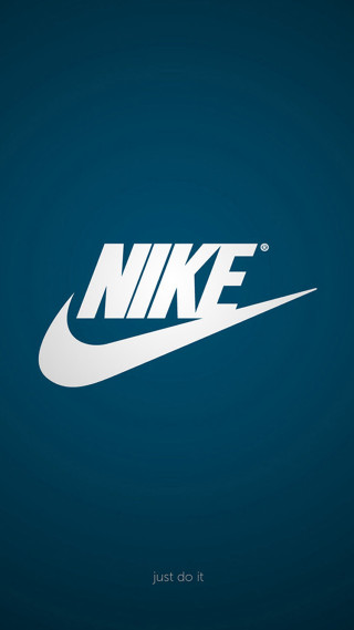 Nike logo blue background just 2 - a nike logo free wallpaper for mobile