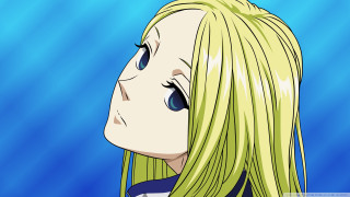 Cartoon girl blonde hair blue 4 - long blonde hair free wallpaper