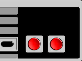 Red button black silver screen - eden box free wallpaper
