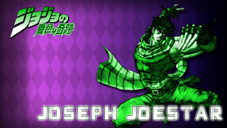 Man green knife purple background - menacing free wallpaper