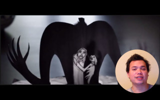 Man bear woman knife standing - a knife free wallpaper for desktop