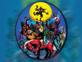 People horses full moon blue - full free wallpaper for desktop