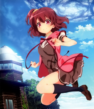 Girl flying short dress arms - aguri uchida free wallpaper for tablet