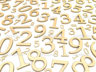 Numbers white surface background stock - number free wallpaper for desktop
