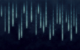 Dark background white numbers blue - white number free wallpaper