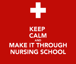 Keep calm nursing school red - a white cross free wallpaper