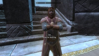 Man costume sword stone building - a stone building free wallpaper