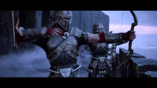 Man armor bow arrow building - antipodean free wallpaper