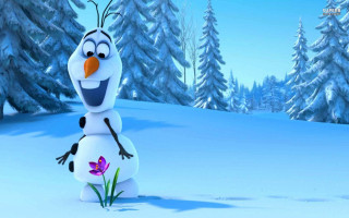 Cartoon character snow trees blue - brian snøddy free wallpaper for desktop