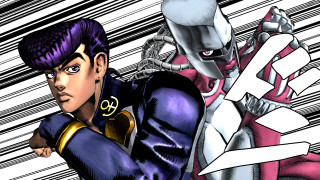 Purple suit robot jojo boys - a white robot free wallpaper