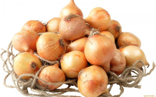 Onions pile rope basket white - 4k uhd image free wallpaper for desktop