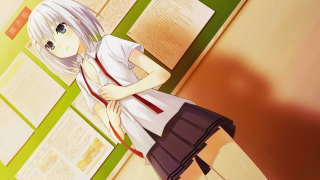 Girl standing wall book side - the wall behind her free wallpaper for desktop