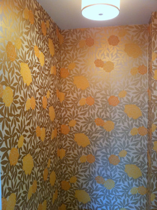 Bathroom toilet leaf wallpaper light - gaudy free wallpaper for mobile