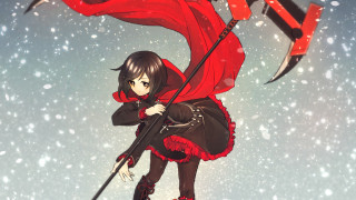 Red dress flag umbrella snow - a red flag free wallpaper