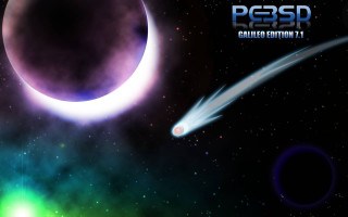 Space scene moon comet background - free space wallpaper for desktop