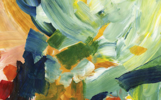 Green painting artwork nature color - lyrical free wallpaper