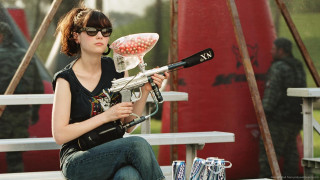 Woman sitting baseball bat cup - a bench holding free wallpaper