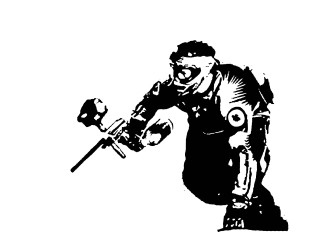 Black white drawing man snowboard - a snowboard free wallpaper for desktop