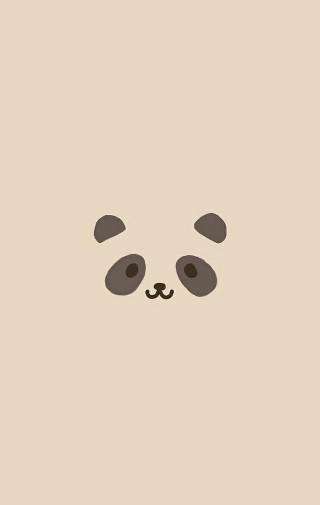 Panda face with mustache image - black eye free wallpaper