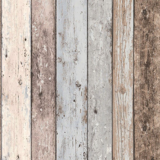 Wooden wall painted stripes white - different color of paint free wallpaper