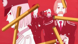 Group ladder man suit woman - a ladder free wallpaper