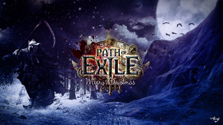 Dark snowy cave path exit - path free wallpaper