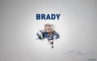 Football player brady helmet drawing - don eddy free wallpaper
