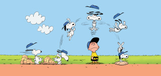 Cartoon man baseball bat dog 2 - charles schulz free wallpaper