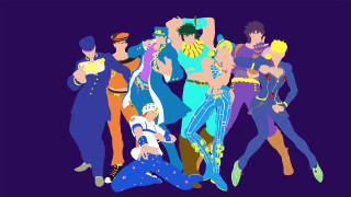 Costume dancers purple blue background - a blue background behind them free wallpaper