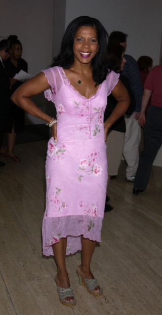 Woman pink dress smiling floral - full length free wallpaper