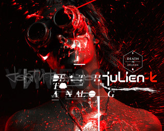 Woman gas mask red background - a gas mask free wallpaper for desktop