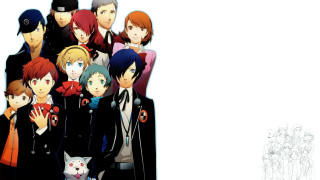 Group people white background dog - akihiko yoshida free wallpaper