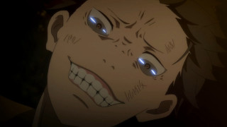 Creepy man blue eyes dark - a creepy look free wallpaper