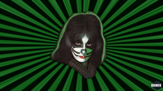 Woman green black face paint 2 - eric peterson free wallpaper