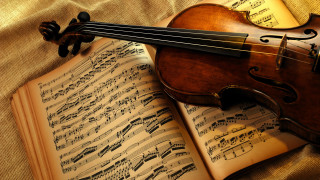 Violin sheet music bed book - a sheet of music free wallpaper
