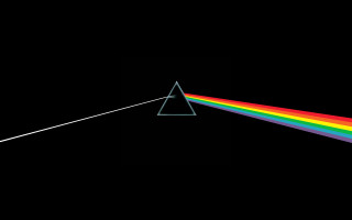 Dark side moon rainbow light 13 - the top of the image free wallpaper