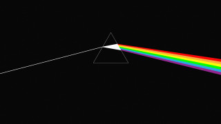 Dark side moon rainbow light 14 - the top of the image free wallpaper