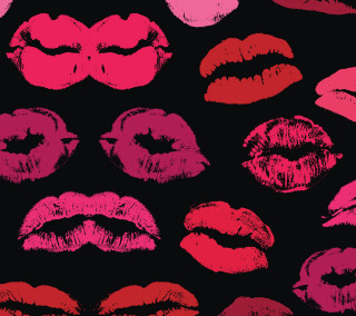Lipstick colorful black background pink - pop art free wallpaper for tablet