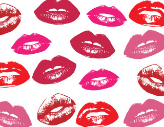 Lipstick colorful group white background - andy warhol free wallpaper for desktop