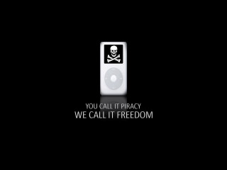 Skull crossbones apple music quote - banksy free wallpaper for desktop