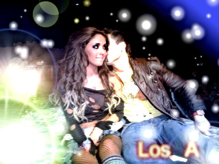 Couple couch lights bubbles air - photoshop free wallpaper