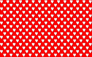 Red white heart pattern white - a silk screen free wallpaper